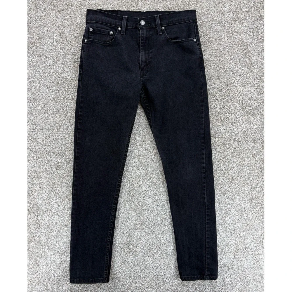 Levis 512 Slim Taper Jeans Mens 32x32 (Fit 32x30) Black Native Cali Wash Stretch